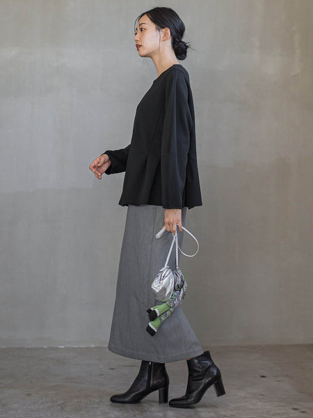 裏起毛タイトスカート≪手洗い可能≫