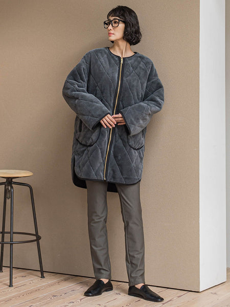 【WEB限定】”まるで毛布”どちらも主役リバーシブルアウター