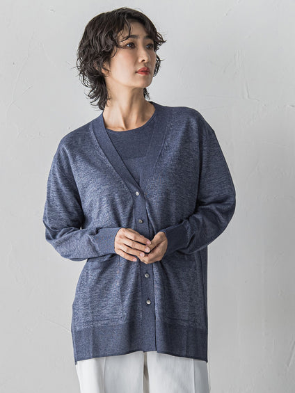 【大きいサイズ】ギャラクシーニットカーディガン