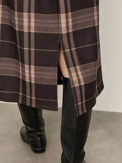 ブラッシュバックストレッチイージースカート≪洗濯機で洗える≫