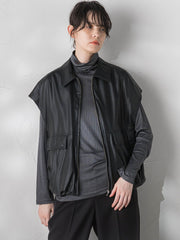 【WEB&一部店舗限定】合成皮革ブルゾン