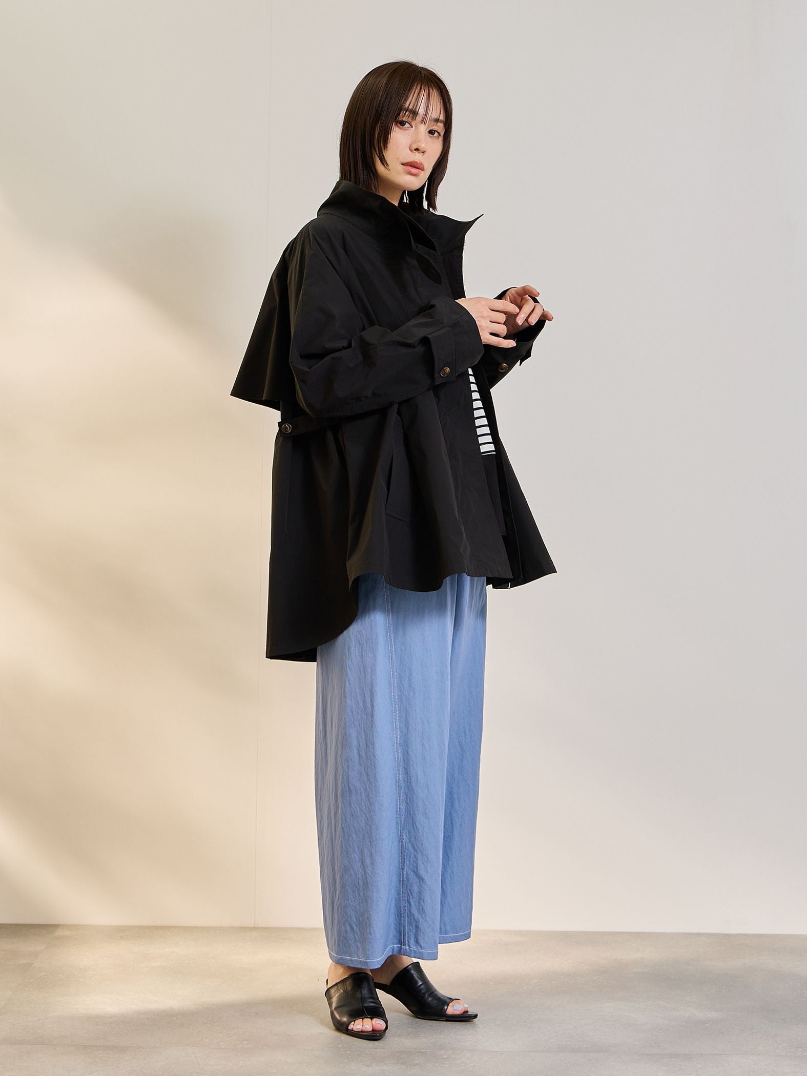 撥水・花粉シールドテントラインミドルコート