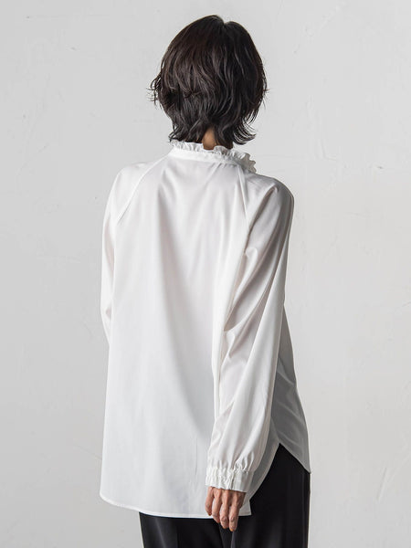 ドレープブロードストレッチブラウス