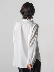 ドレープブロードストレッチブラウス