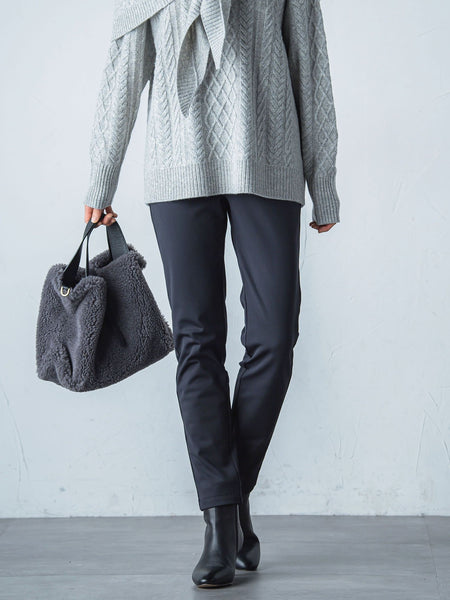 【WEB限定】裏起毛発熱レギンスパンツ≪ストレッチ/洗える≫