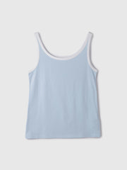 バイカラーパイピングタンクトップ