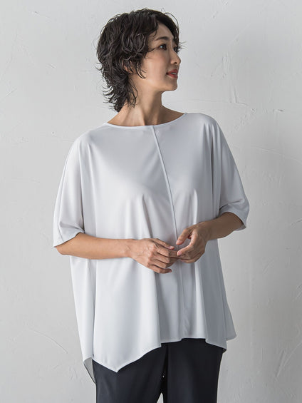 【大きいサイズ/受注会限定】エメラルドフロウジョンカットソー