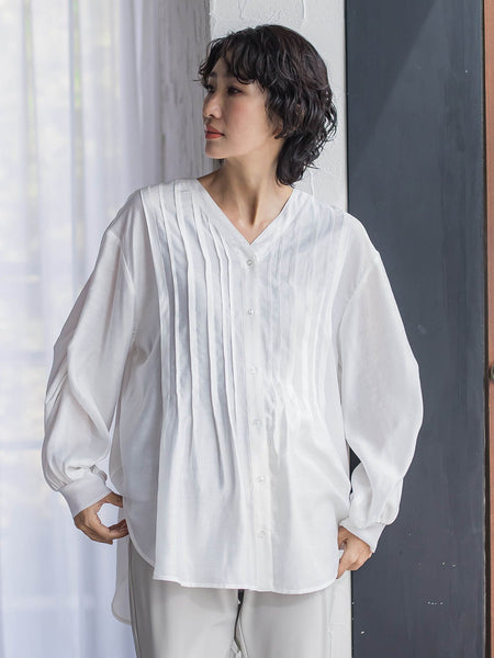 【WEB限定】シルキーローンブラウス