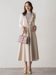 ダンボールフリルジャンパースカート