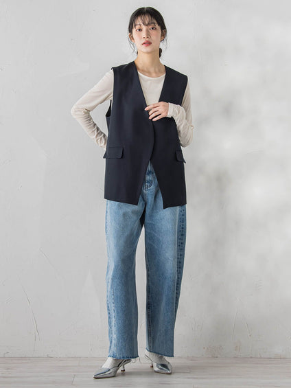 シアーベロアカットソー≪手洗い可能≫