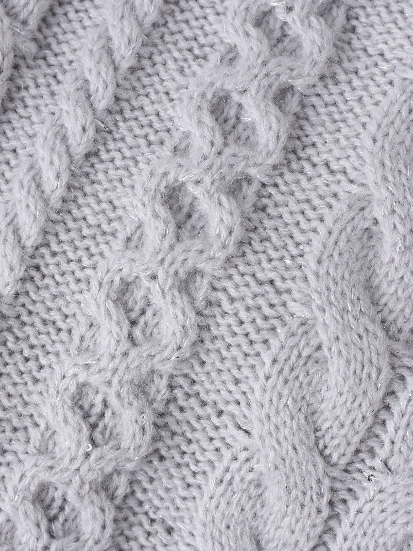 【WEB限定】ケーブル柄編みニット≪洗える≫