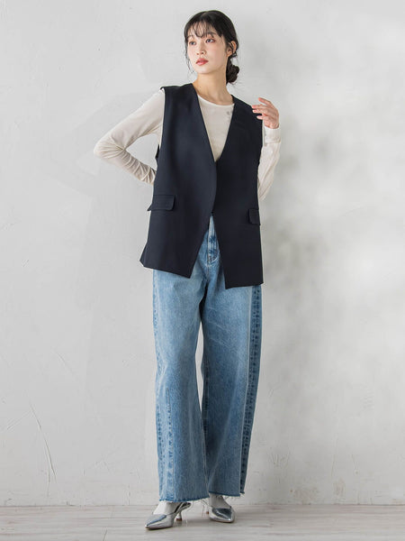 シアーベロアカットソー≪手洗い可能≫