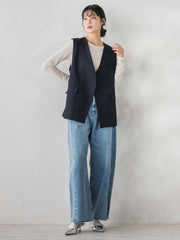 シアーベロアカットソー≪手洗い可能≫