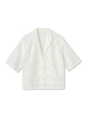 PAISLEY COTTON LACEブラウス