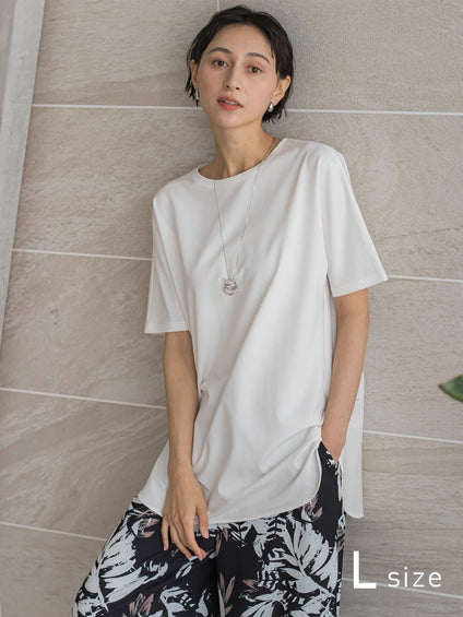 【WEB限定/大きいサイズ】”細身パンツも怖くない”Tシャツチュニック