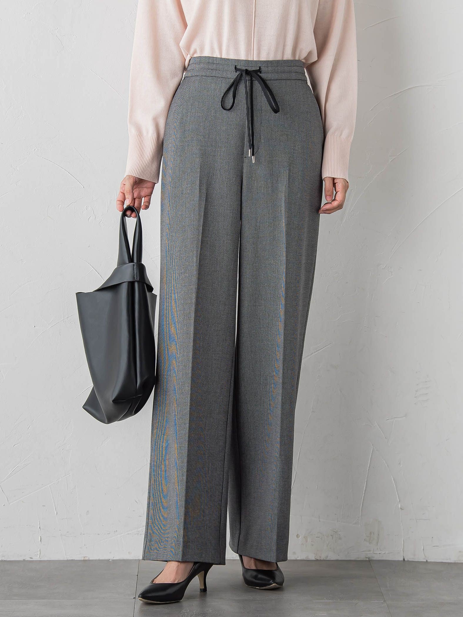 エクセレントウォーム裏起毛ワイドパンツ