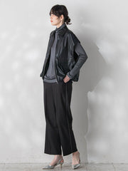 【WEB&一部店舗限定】合成皮革ブルゾン