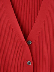 ライトウェイトペプラムニットカーディガン≪手洗い可能≫