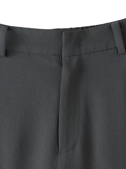 ハイストレッチカルゼストレートパンツ