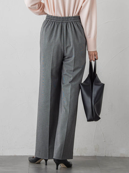 エクセレントウォーム裏起毛ワイドパンツ