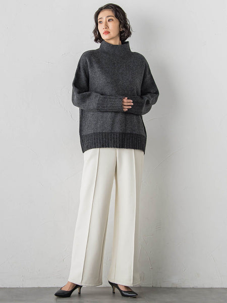 【WEB限定/新色追加】”まるで毛布”とろける裏起毛ワイドパンツ