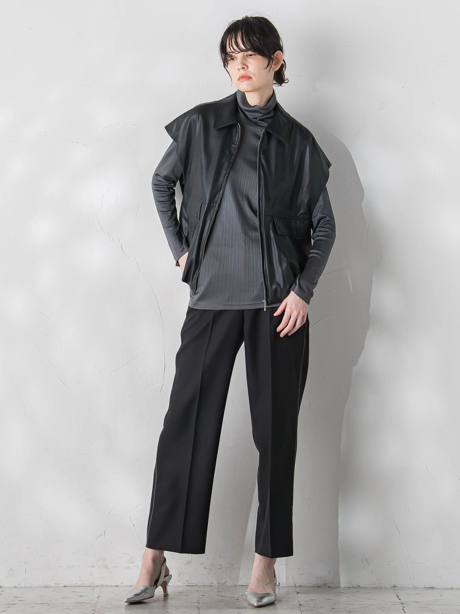 【WEB&一部店舗限定】合成皮革ブルゾン