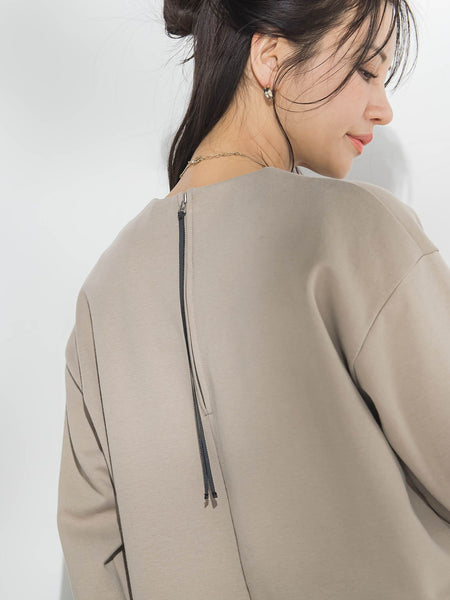 【WEB限定】美フォルムデイリープルオーバー≪洗濯機で洗える/11号あり≫