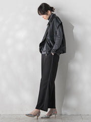 【WEB&一部店舗限定】合成皮革ブルゾン