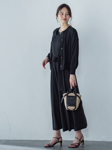 【WEB限定】ひやさらシワレスライトカーディガン≪洗濯機で洗える≫