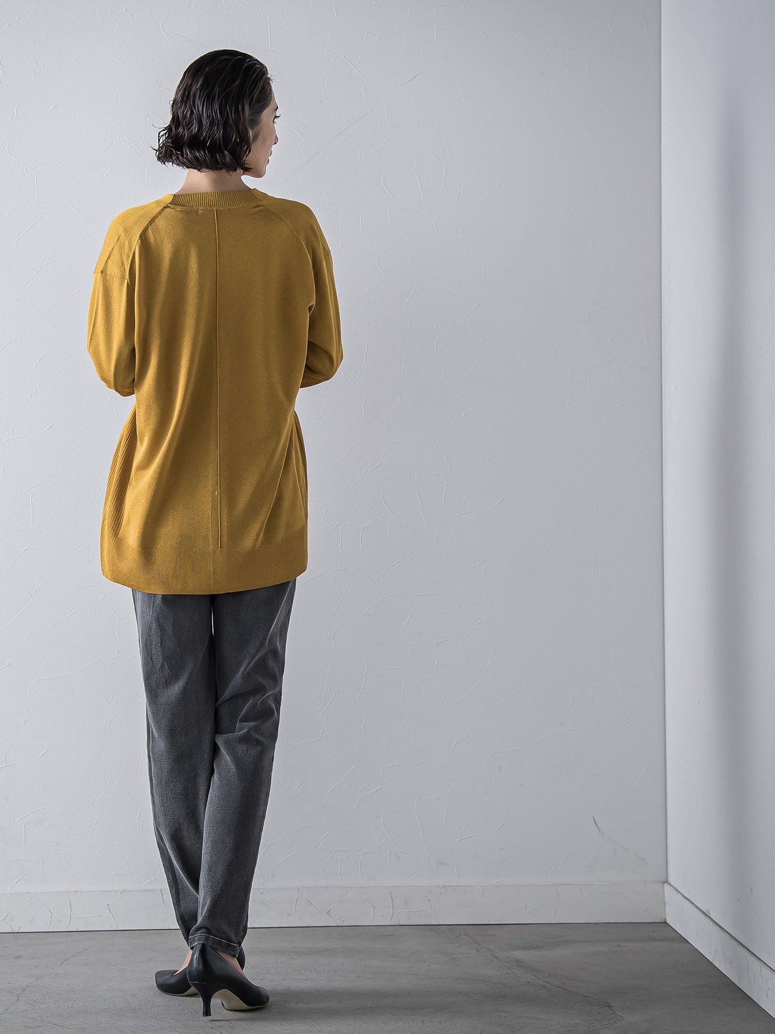 【極】SARIニットカーディガン≪手洗い可能≫