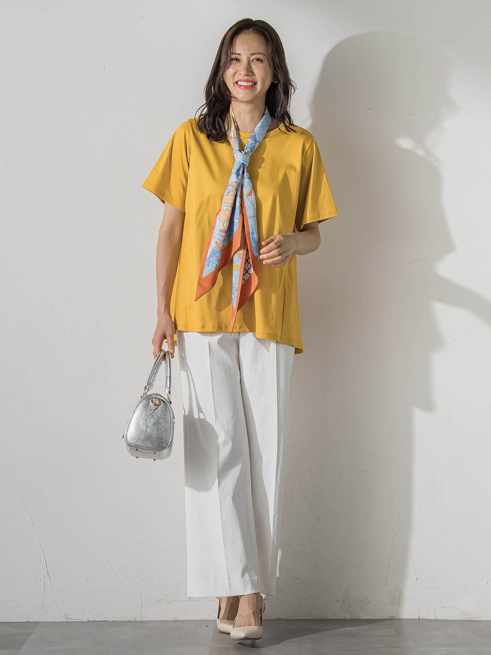 【WEB限定】≪気分で選べる12色展開！≫ジュエリーカラーカットソー