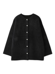 フェレットタッチWフェイスニットジャケット≪手洗い可能≫