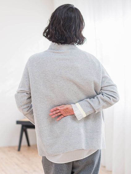 配色CHESSニット