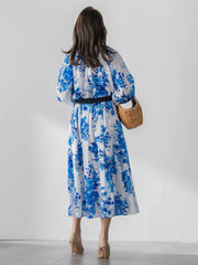 ビッグフラワーブーケスカート