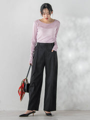 ワイドポケットタックパンツ