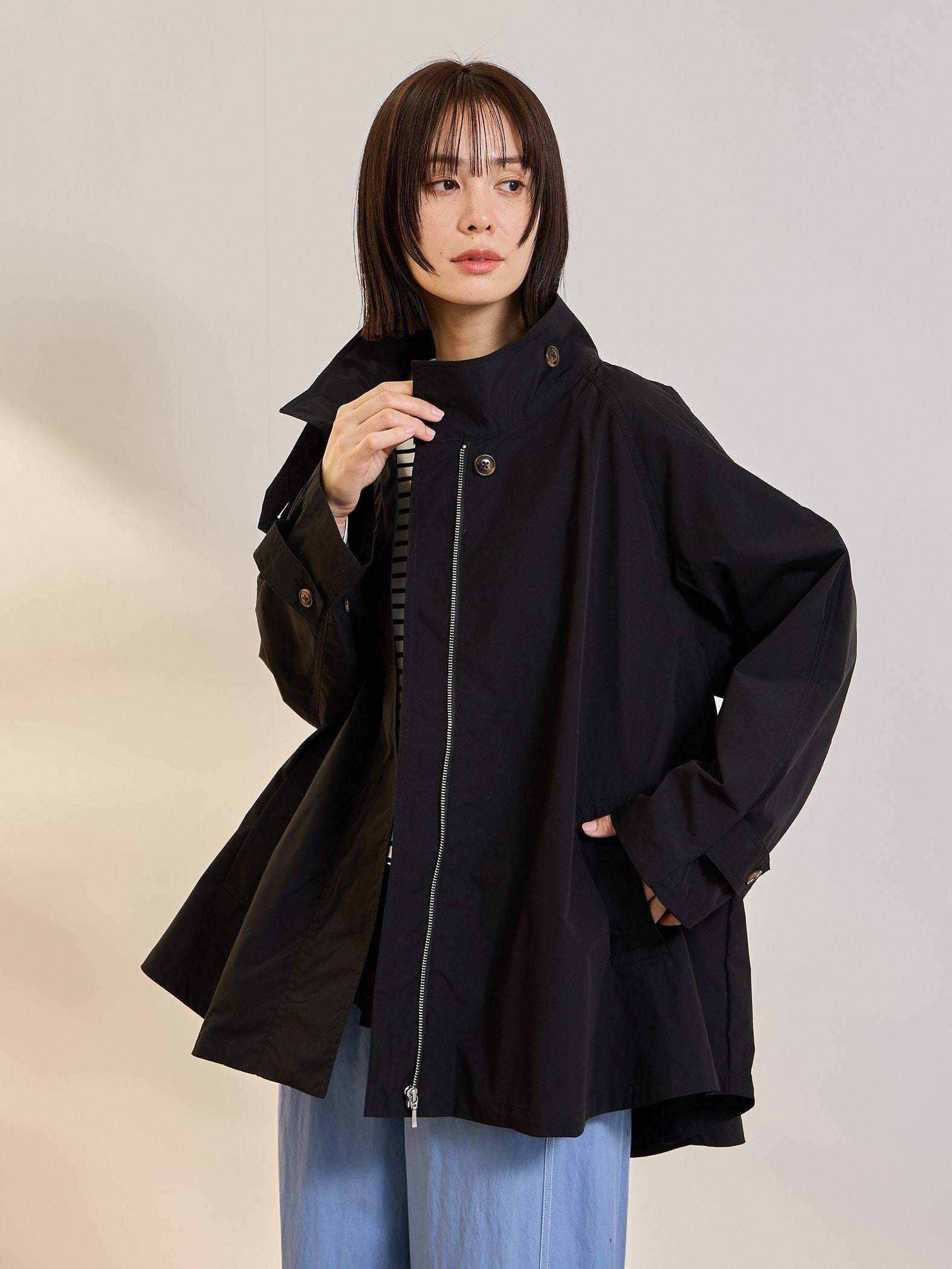 撥水・花粉シールドテントラインミドルコート