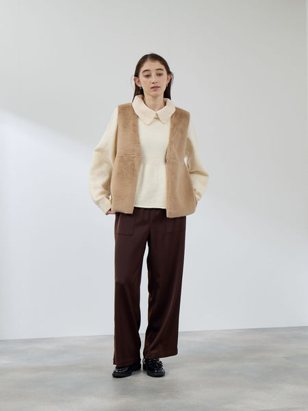 フェイクムートンファーペプラムジレ