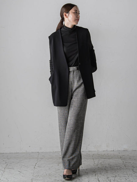 ノンウールツィードパンツ≪洗濯機で洗える/セットアップ対応≫