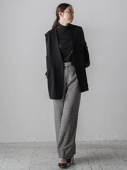 ノンウールツィードパンツ≪洗濯機で洗える/セットアップ対応≫