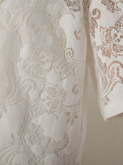 PAISLEY COTTON LACEブラウス