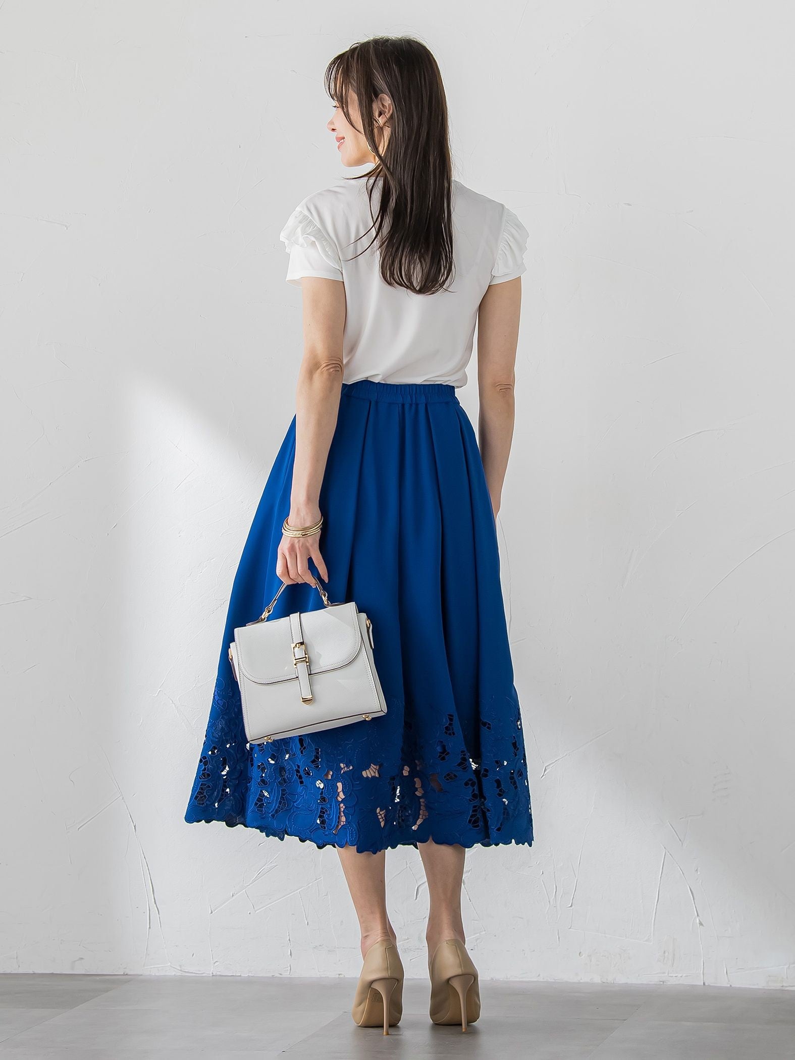 【WEB限定】ショルダーフリルカットソー