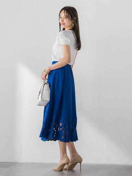 【WEB限定】ショルダーフリルカットソー