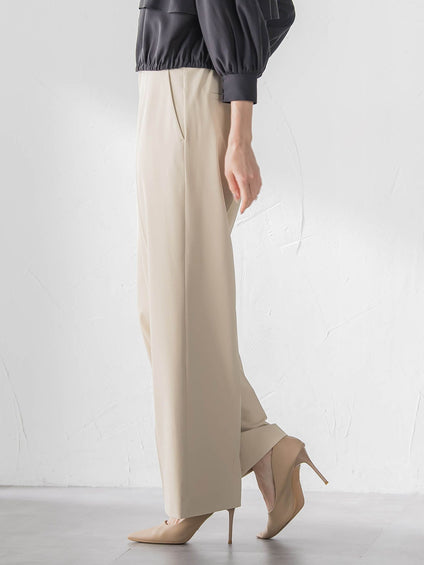 美シルエットワイドパンツ