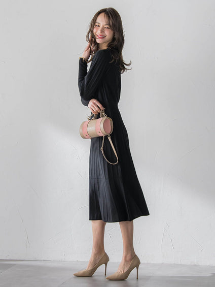 ニットワンピース