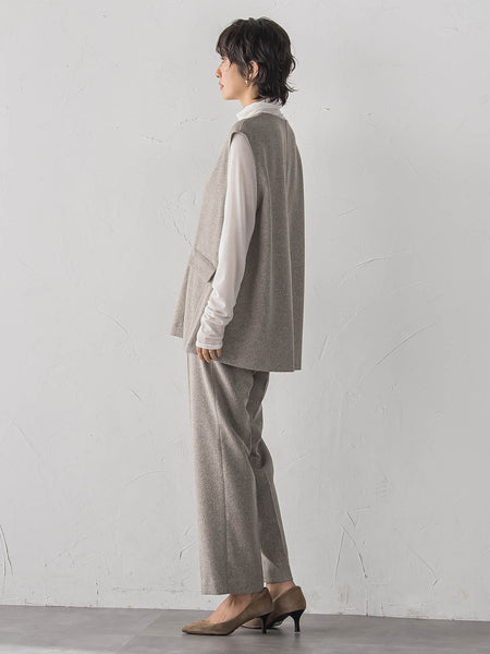 【大きいサイズ/受注会限定】クラッシックツイードストレートパンツ