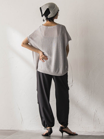 【WEB限定】タックパラシュートパンツ