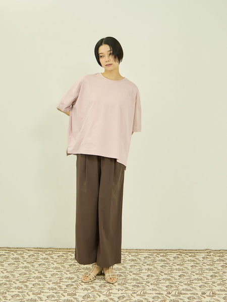 【涼やかストレッチ】ワイドパンツ