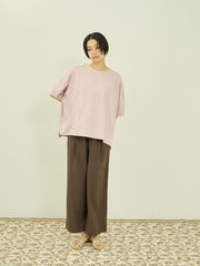 【涼やかストレッチ】ワイドパンツ
