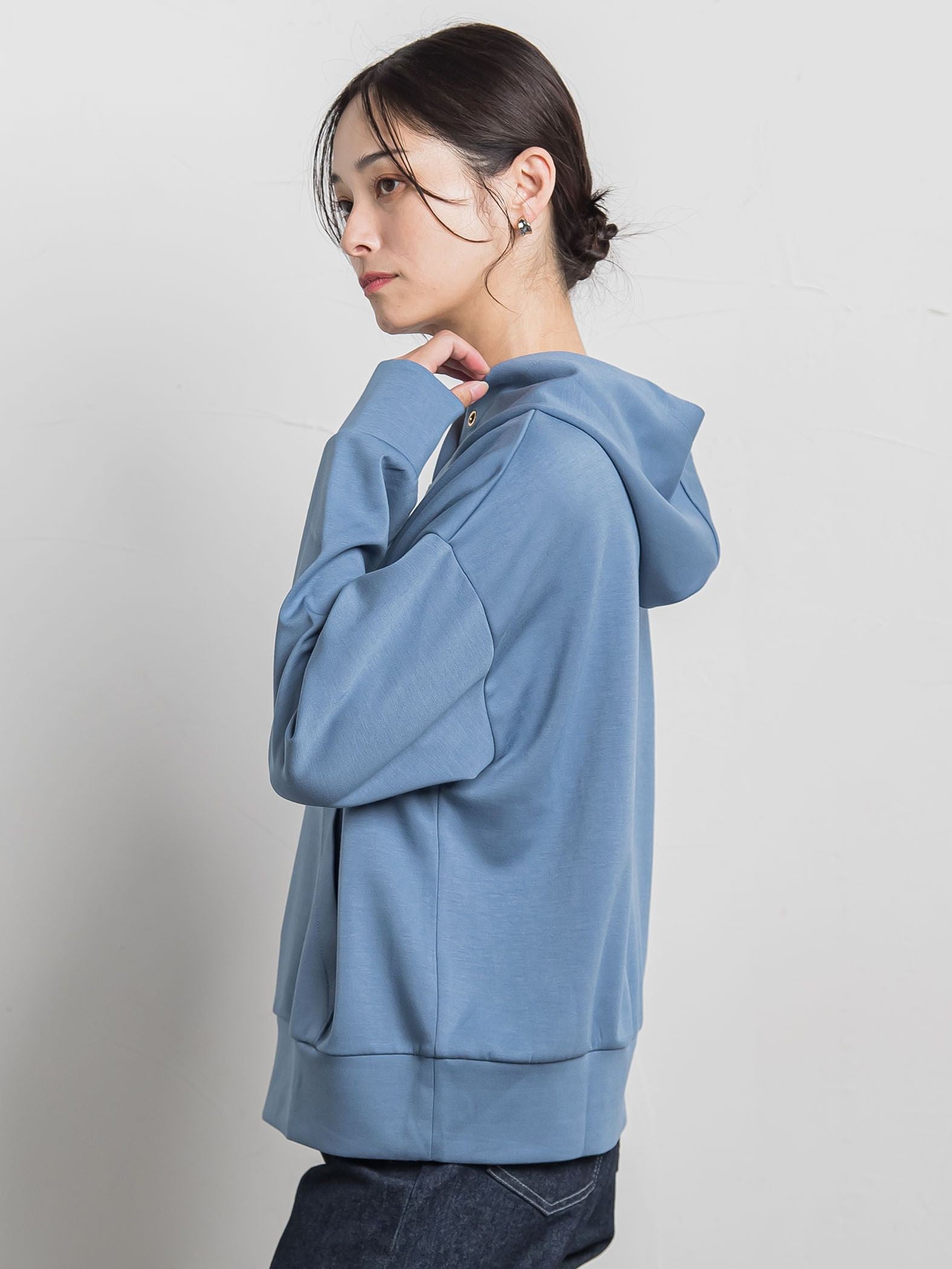 【WEB限定】ふんわリッチパーカー≪手洗い可能≫