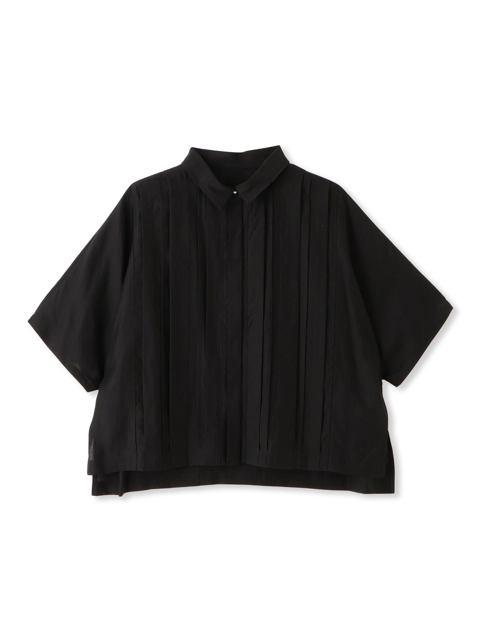 ピンタックレースブラウス≪手洗い可能≫